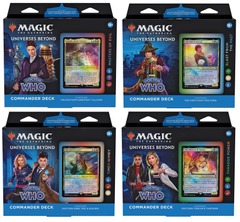 Magic the Gathering Universes Beyond: Doctor Who Commander Deck (Set of all 4 decks)